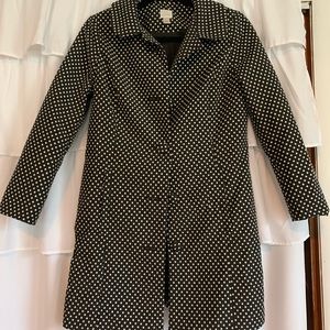 LAUREN CONRAD POLKA DOT SZ 4 COAT